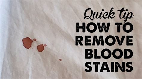 how to make blood stains